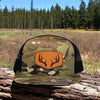 Flat Bill Antlers Hat