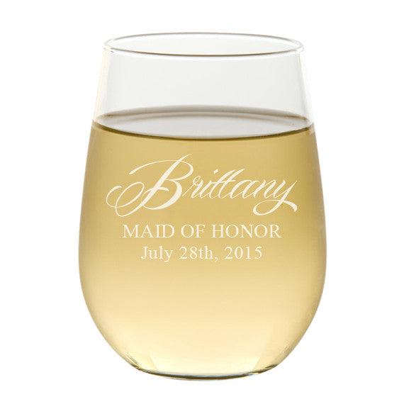 Stemless Wine Glass 1