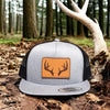 Flat Bill Antlers Hat
