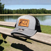 fish trucker hat that says Keeping it Reel for Dad or Fisherman.