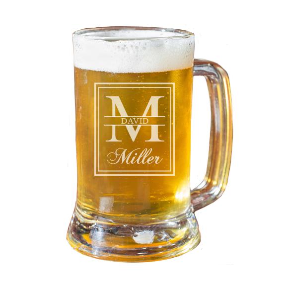 Custom Beer Glass, Personalized Beer Mug, Engraved Beer Mugs