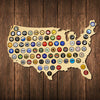 USA Beer Cap Map