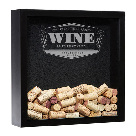 Wine Cork Shadow Box 6